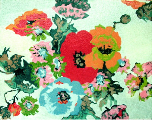 2013 Karen Stone exhibition O poppies I do wish you could talk 400px